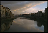Sunset over the Arno (Florence)