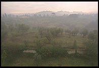 A pastel view from Florence's Boboli Gardens