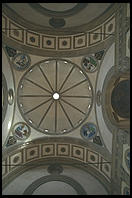 Cappella de Pazzi, designed by Brunelleschi in 1430, in Florence's Santa Croce