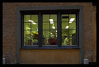 Bakery. Gamla Stan, Stockholm from Fjallgatan on Sodermalm.