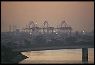 Long Beach, California. From the deck of the Queen Mary.