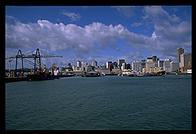 The Auckland, New Zealand harbor