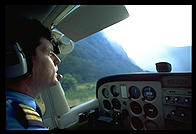Heading out for a scenic flight over Milford Sound, South Island, New Zealand.