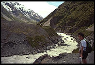 River in Mt. Cook National Park, South Island, New Zealand