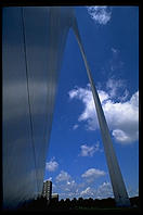 Saarinen's Gateway Arch.  St. Louis, Missouri.