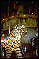 The Kit Carson Carousel, one of the few tourist attractions along I-70 in the flat portion of Colorado