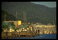 Containers in Ketchikan, Alaska.