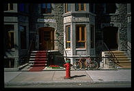 View across the street from Montreal's youth hostel