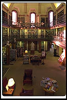 The reading room at the Concord library