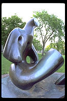 Henry Moore sculpture.  Killian Court.  Massachusetts Institute of Technology