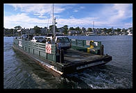 The "On-Time" ferry between Chappaquiddick and Martha's Vineyard, Massachusetts