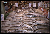 Fish for sale in the Public Market, Seattle, Washington