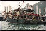 Aberdeen Harbor.  Hong Kong