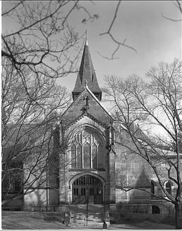 Chapel.  Wellesley College.  1981.  My first view camera photo.