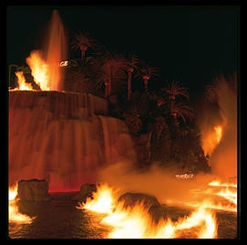 Volcano. Mirage Hotel. The Strip. Las Vegas, Nevada.