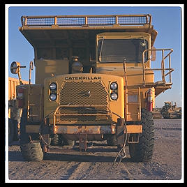 Mining Truck.  Caterpillar Arizona Proving Grounds