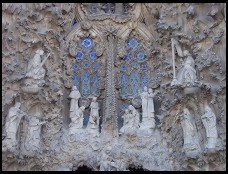 Digital photo titled sagrada-familia-nativity-facade-detail