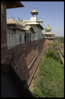 Digital photo titled agra-fort-outer-wall
